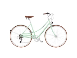 Vélo ELECTRA Loft 7D EQ Cadre Ouvert Vert Pastel