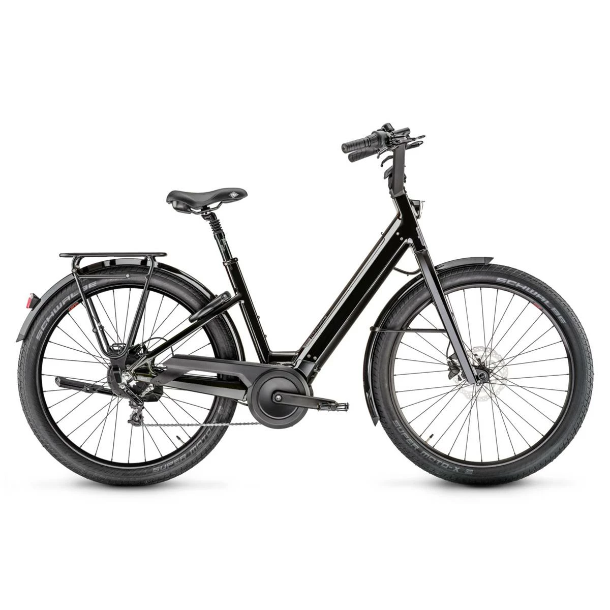 Vélo De Ville électrique MOUSTACHE Lundi 27.5 500Wh Noir Brillant 3 Vélo De Ville électrique MOUSTACHE Lundi 27.5 500Wh Noir Brillant