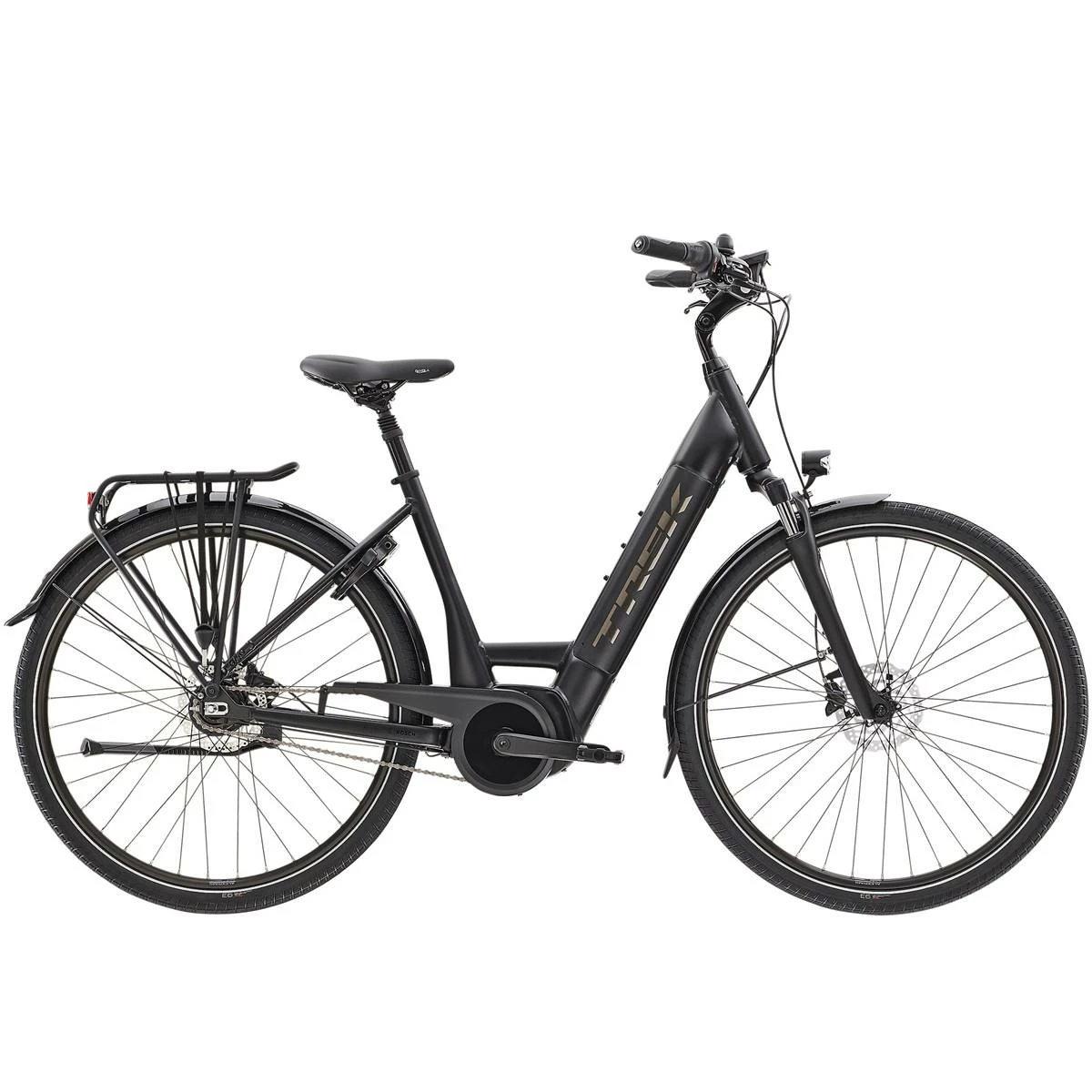 Vélo électrique TREK District+ 6 Lowstep Noir 400Wh 3 Vélo électrique TREK District+ 6 Lowstep Noir 400Wh