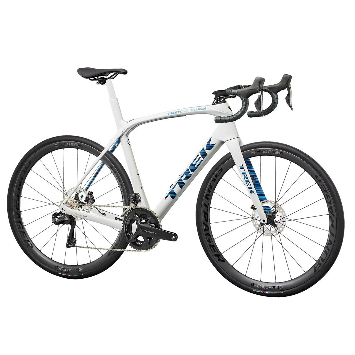 Vélo Route TREK Domane SLR 7 Ultegra Di2 Blanc Bleu 3 Vélo Route TREK Domane SLR 7 Ultegra Di2 Blanc Bleu