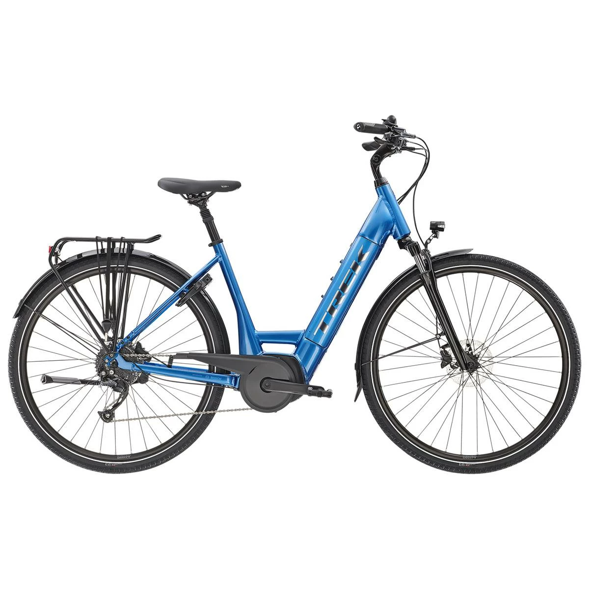 Vélo électrique TREK Verve+ 3 400Wh Lowstep Bleu Alpine 3 Vélo électrique TREK Verve+ 3 400Wh Lowstep Bleu Alpine